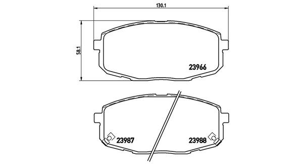 MAGNETI MARELLI Piduriklotsi komplekt,ketaspidur 363700430034